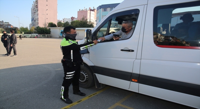 Antalya’da 298 polisle servis araçları ve okul çevrelerine denetim