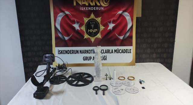 Hatay’da tarihi eser kaçakçılarına yönelik operasyonda 2 şüpheli yakalandı