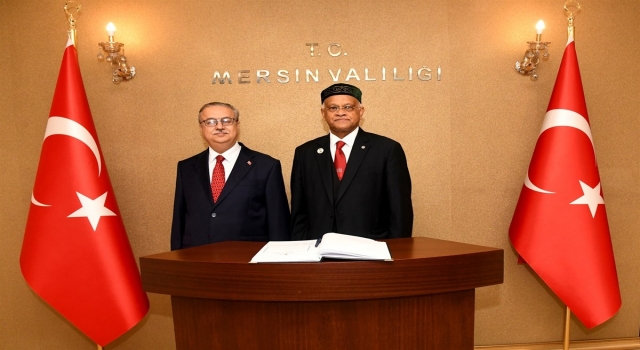 Bangladeş Halk Cumhuriyeti’nin Ankara Büyükelçisi Mannan’dan, Mersin Valiliğine ziyaret