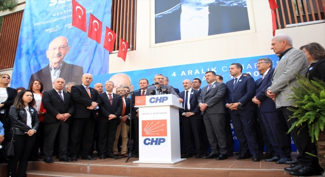 CHP Genel Başkan Yardımcısı Oğuz Kaan Salıcı, Mersin’de konuştu:
