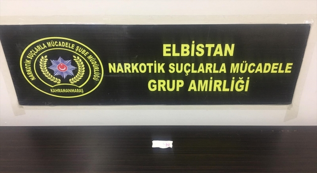 Kahramanmaraş’ta uyuşturucu operasyonunda 1 şüpheli tutuklandı