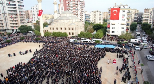 Tunceli’de şehit düşen Astsubay Celil Mutlu, Mersin’de son yolculuğuna uğurlandı