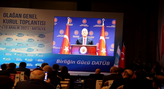 Dışişleri Bakanı Çavuşoğlu, DATÜB 4. Olağan Genel Kurulu’na çevrim içi bağlandı: