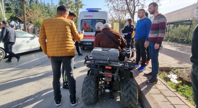 Adana’da otomobil ile çarpışan ATV’nin sürücüsü yaralandı