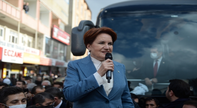 İYİ Parti Genel Başkanı Akşener, Kahramanmaraş’ta halka seslendi: