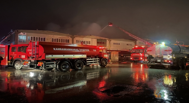 GÜNCELLEME Kahramanmaraş’ta tekstil fabrikasında çıkan yangın kontrol altına alındı
