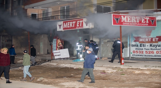 Hatay’da iş yerinde çıkan yangın söndürüldü