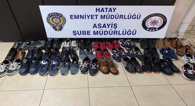 Hatay’da iş yerinden ayakkabı çalan 5 şüpheli suçüstü yakalandı