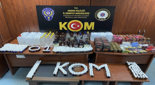 Adana’da 60 litre etil alkol ele geçirildi