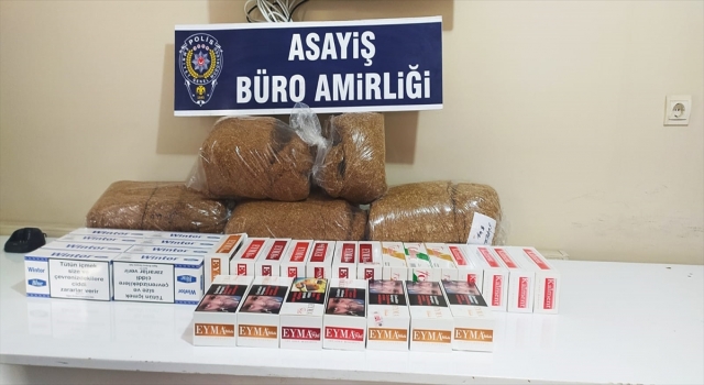 Arsuz’da kaçak tütün ve makaron operasyonu