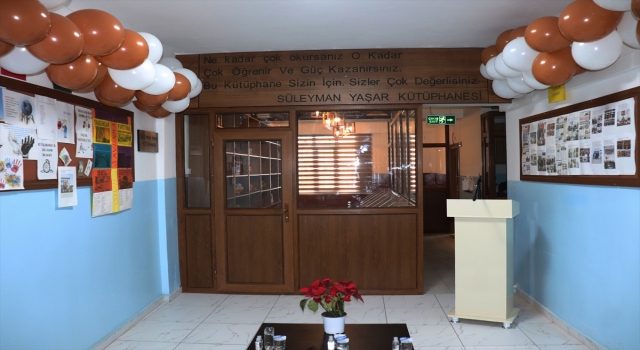 Altınözü’nde ”Kütüphanesiz Okul Kalmayacak Projesi” kapsamında kütüphane açıldı