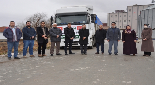 Kahramanmaraş’tan Suriye’ye 1 tır un gönderildi