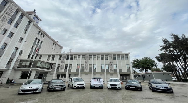 Mersin’de ”change ”operasyonunda 7 araç ele geçirildi