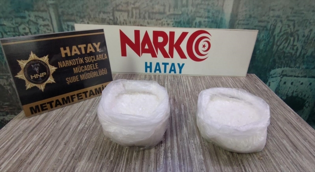 Hatay’da kamyonetin tavanına gizlenmiş uyuşturucu bulundu