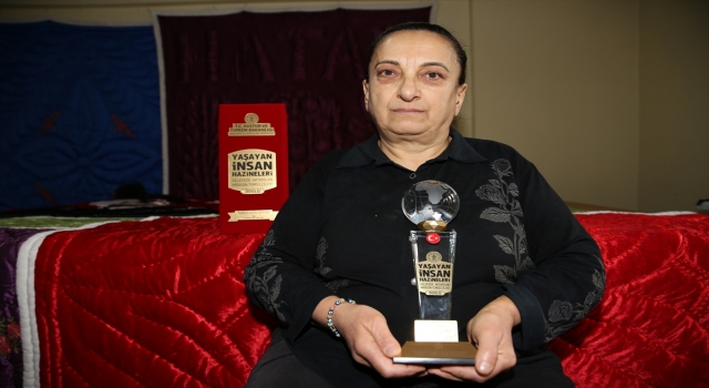 Cumhurbaşkanı Erdoğan’dan ödül alan yorgan ustası, mesleğini yaşatmak istiyor