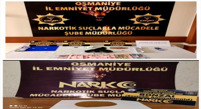 Osmaniye’de uyuşturucu operasyonlarında yakalanan 10 zanlı tutuklandı