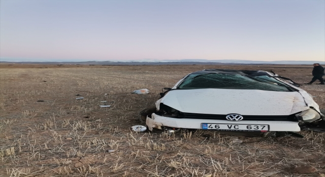 Kahramanmaraş’ta otomobilin devrilmesi sonucu 1 kişi hayatını kaybetti