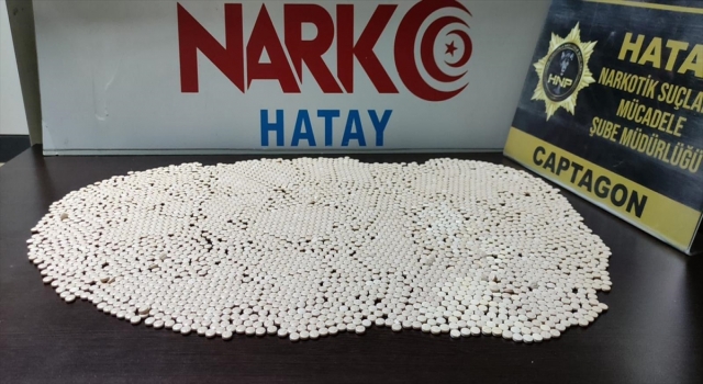 Reyhanlı’da 3 bin 402 uyuşturucu hap ele geçirildi