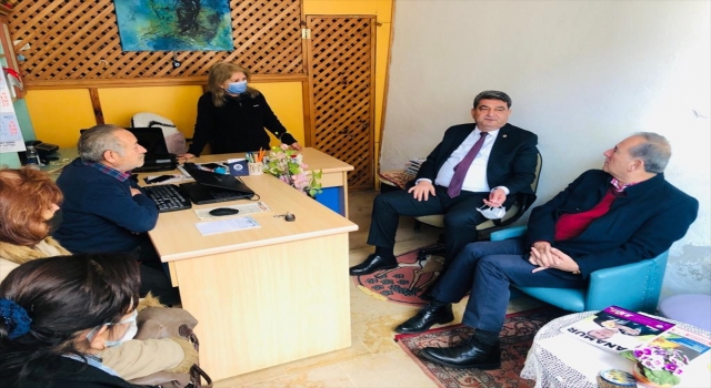 CHP Mersin Milletvekili Gökçel’den Anamur Gazeteciler Cemiyetine ziyaret