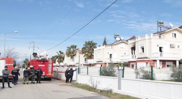 Antalya’da villada çıkan yangında bir kişi öldü