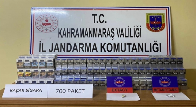 Kahramanmaraş’ta uyuşturucu ve kaçak sigara ele geçirildi