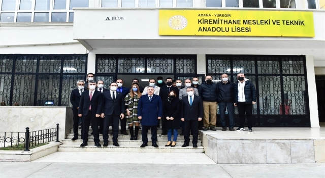 Vali Elban, Kiremithane Mesleki ve Teknik Anadolu Lisesi’ni ziyaret etti