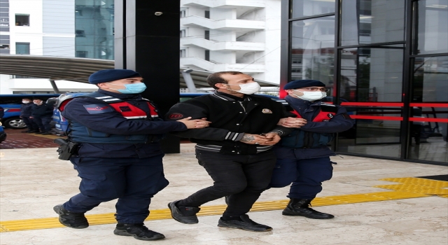 Alanya’da mermer atölyesinden hırsızlık güvenlik kamerasına yansıdı