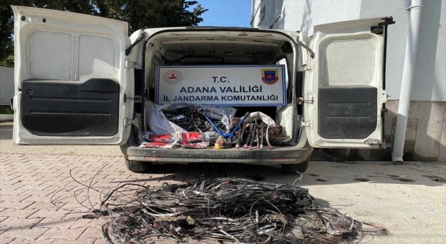 Adana’da kablo hırsızlığı iddiasıyla 3 kişi yakalandı