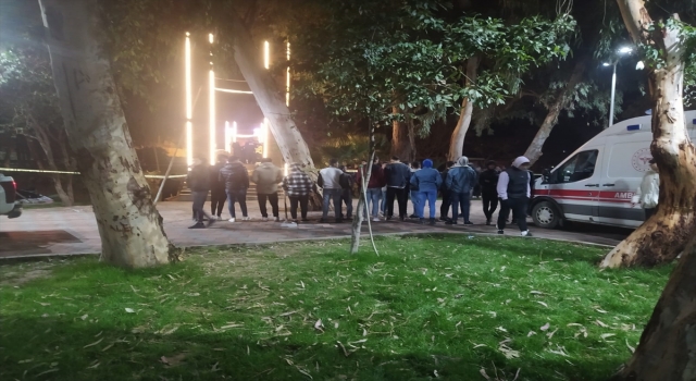 Hatay’da göle düşen genci arama çalışması başlatıldı