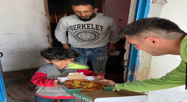 Kumluca’da çocuklar için pizza etkinliği düzenlendi