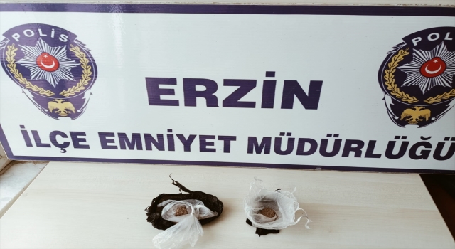Erzin’de uyuşturucu operasyonunda 2 şüpheli yakalandı