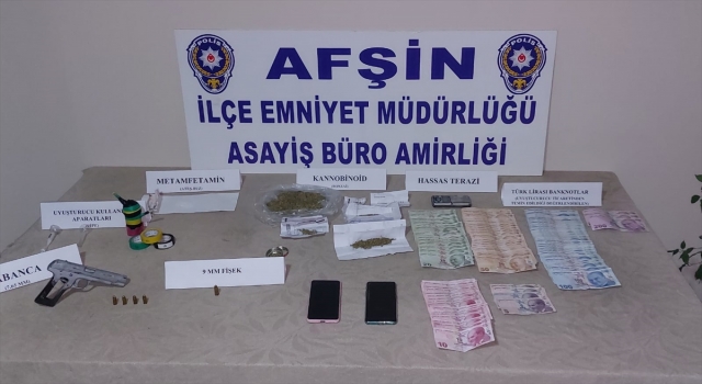 Kahramanmaraş’ta uyuşturucu operasyonunda yakalanan zanlı tutuklandı