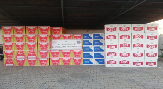 Antalya’da 3 milyon 730 bin kaçak makaron ele geçirildi