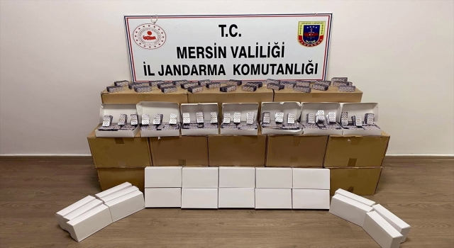 Mersin’de tır garajında 2 milyon 800 bin uyuşturucu hap ele geçirildi