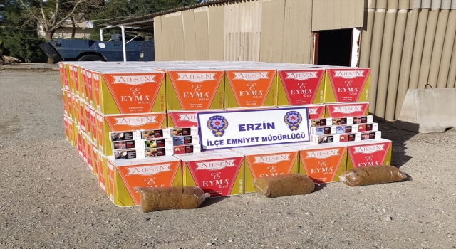 Hatay’da 1 milyon 316 bin makaron ile 22 kilogram tütün ele geçirildi