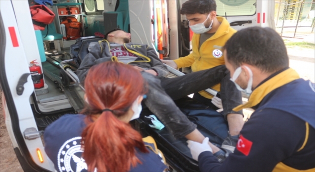 Adana’da inşaatın havalandırma boşluğundan düşen hırsızlık şüphelisi yaralandı