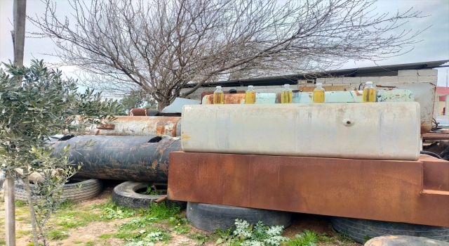 Hatay’da evin deposunda 10 bin 493 litre kaçak akaryakıt ele geçirildi