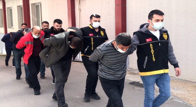 Adana’da hırsızlık operasyonunda yakalanan 11 zanlı tutuklandı