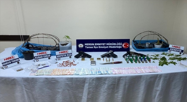 Mersin’de uyuşturucu operasyonunda 4 şüpheli yakalandı