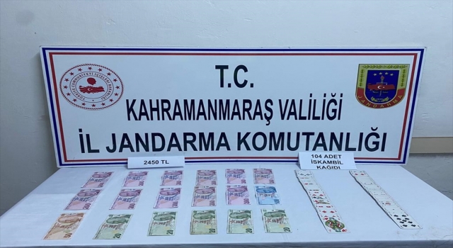 Kahramanmaraş’ta kahvehanenin gizli bölmesinde kumar oynayan 6 kişiye para cezası