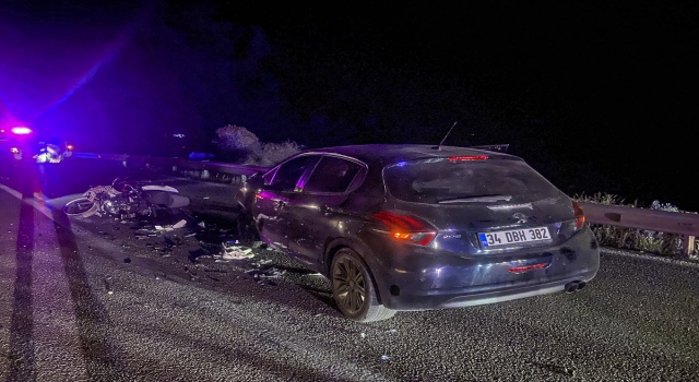 Antalya’da otomobille çarpışan motosikletin sürücüsü öldü