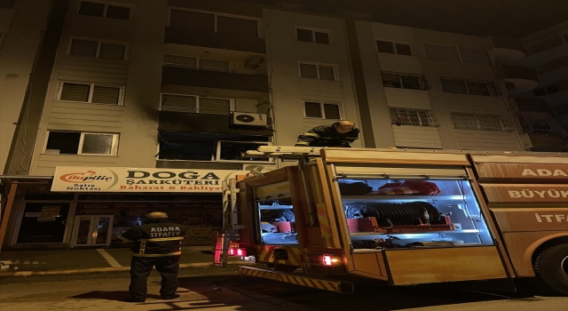 Adana’da evde çıkan yangın hasara neden oldu