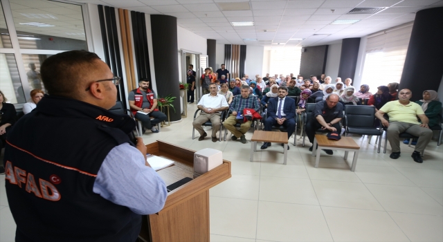 Kahramanmaraş’ta huzurevinde deprem tatbikatı