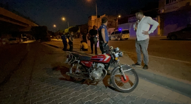Adana’da kovalamaca sonucu durdurulan motosikletin çalıntı olduğu belirlendi