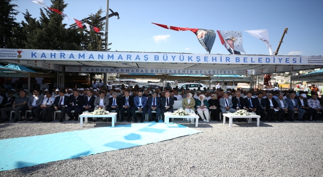 Kahramanmaraş’ta Tevfik Kadıoğlu Köprülü Kavşak Projesi’nde temel atıldı