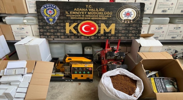 Adana’da 4 milyon 269 bin 600 makaron ele geçirildi