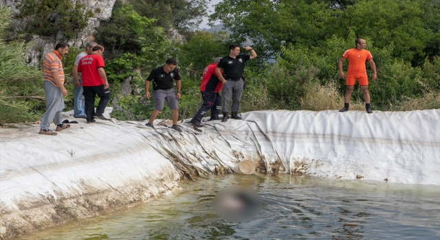 Mersin’de sulama havuzuna giren çocuk boğuldu