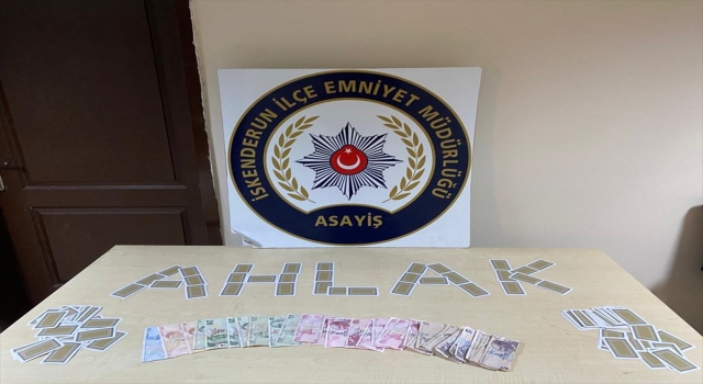 İskenderun’da kumar oynayan 3 kişiye 5 bin 457 lira ceza