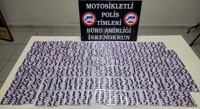 Hatay’da yeşil reçeteye tabi 1483 hap ele geçirildi