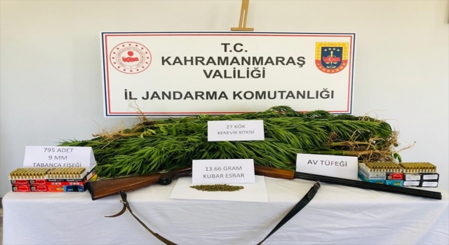 Kahramanmaraş’ta uyuşturucu operasyonunda 1 şüpheli yakalandı